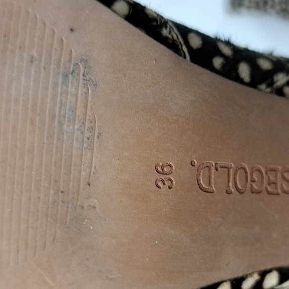 Rosegold Leopard Fur Print Ankle Boots Shoes - Picture 2 of 11